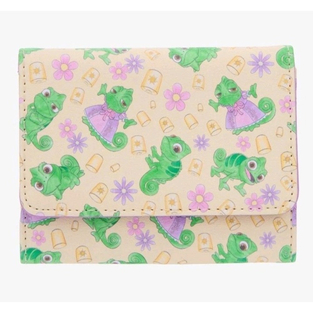 Loungefly Disney Tangled Pascal Floral Mini Backpack and Matching Wallet NWT - Picture 6 of 9